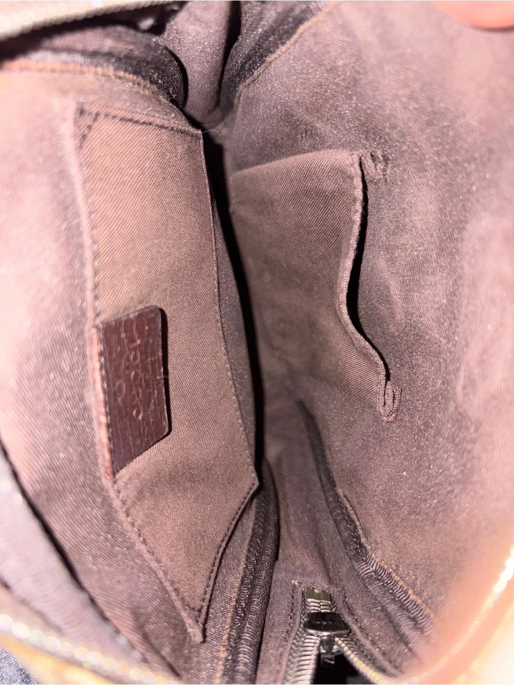Gucci Brown/Beige GG Canvas Messenger Crossbody